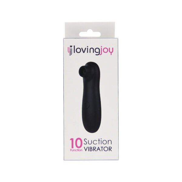 Loving Joy 10 Function Clitoral Suction Vibrator Black - Image 5