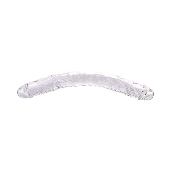 Loving Joy 15 Inch Double Ended Dildo Clear - Image 5