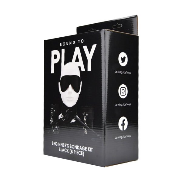 Bound to Play Beginner's Bondage Kit Black (8 Piece) - Image 12