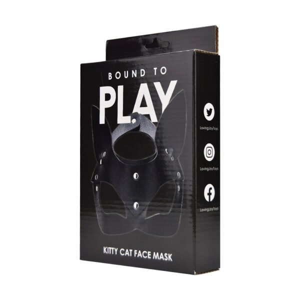 Bound to Play Kitty Cat Face Mask Black - Image 6
