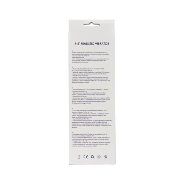 Loving Joy 9.5 inch Realistic Vibrator Vanilla - Image 10