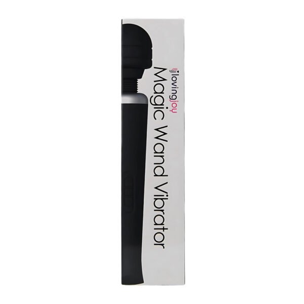 Loving Joy Rechargeable Magic Wand Vibrator Black - Image 8