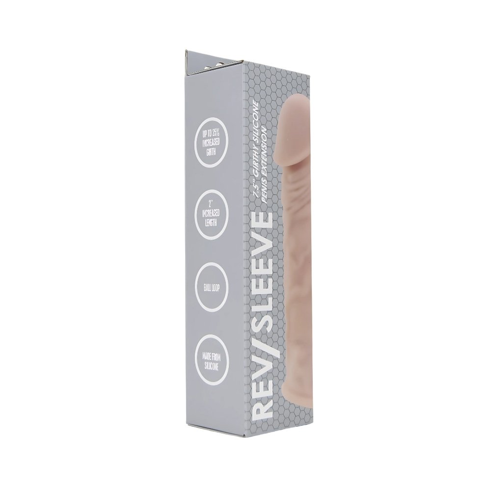 Rev-Sleeves 7.5 Inch Girthy Realistic Silicone Penis Extension Sleeve - Image 9