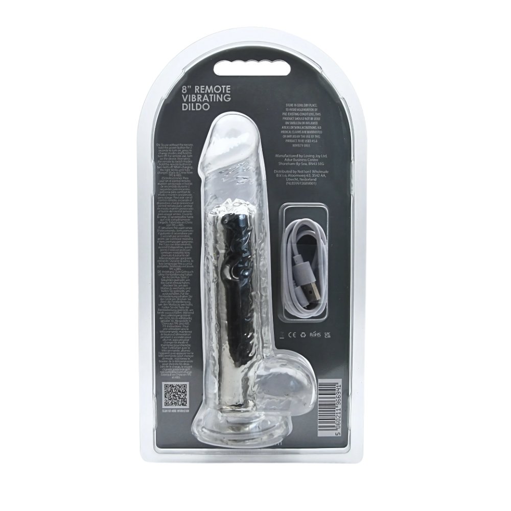 Loving Joy 8 Inch Remote Vibrating Dildo - Image 11