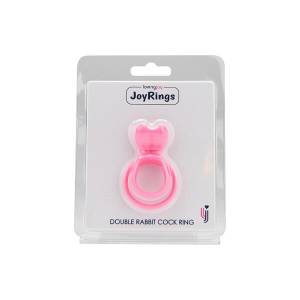 JoyRings Silicone Double Rabbit Cock Ring - Image 5