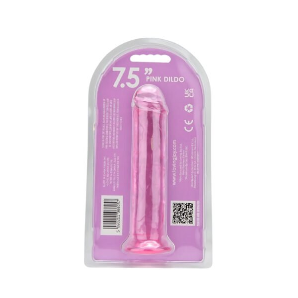 Loving Joy 7.5 Inch Suction Cup Dildo Pink - Image 7